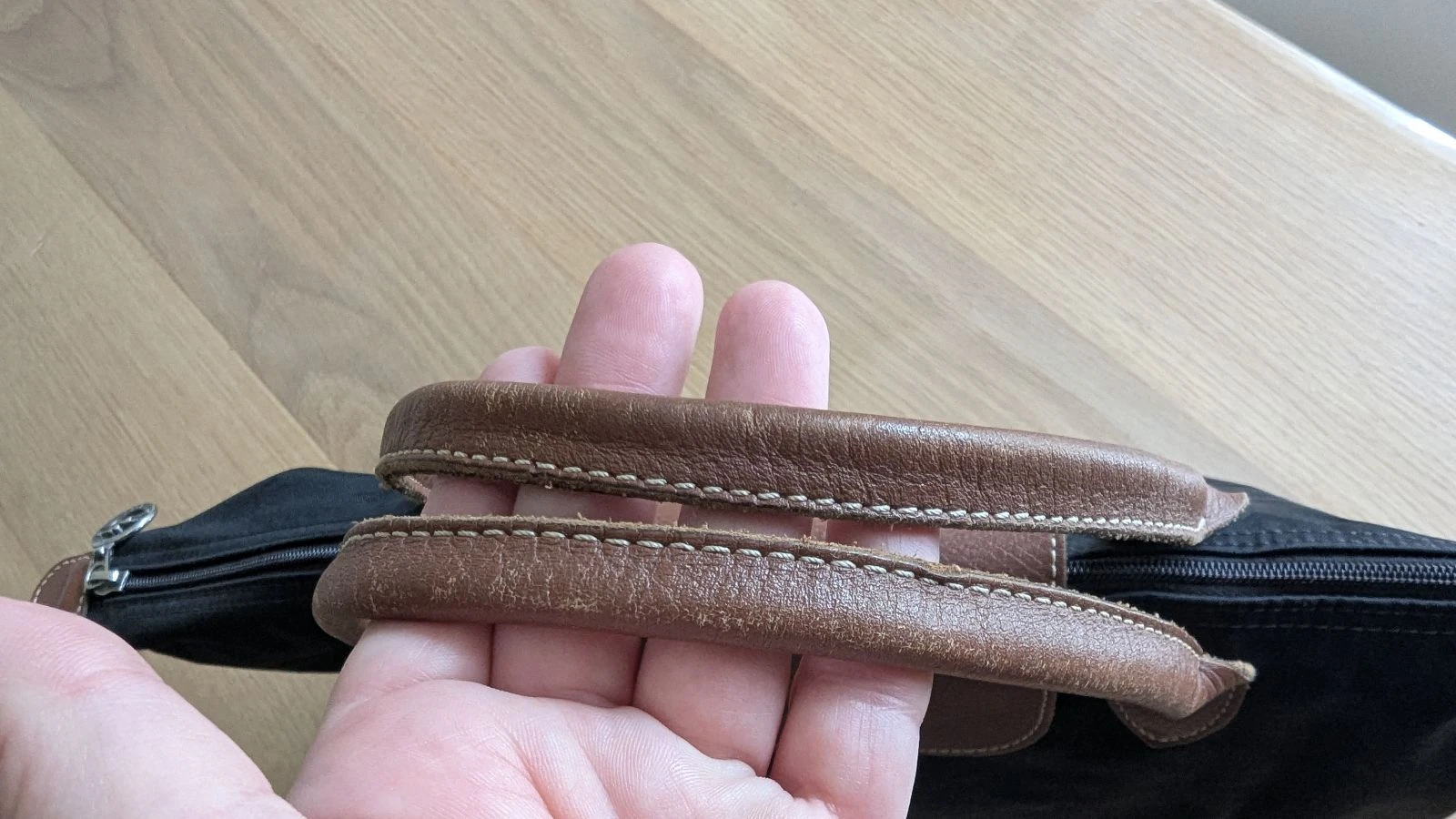 Bolso tote Longchamp - Negro - Tamaño L Perfecto para las clases – photo 6